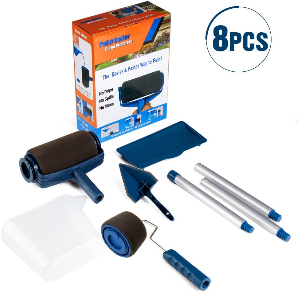 Paint Roller Brush Painting Handle Tool - No Prep, No Mess. Simply Pour and Paint to Transform Any Room in Just Minutes …