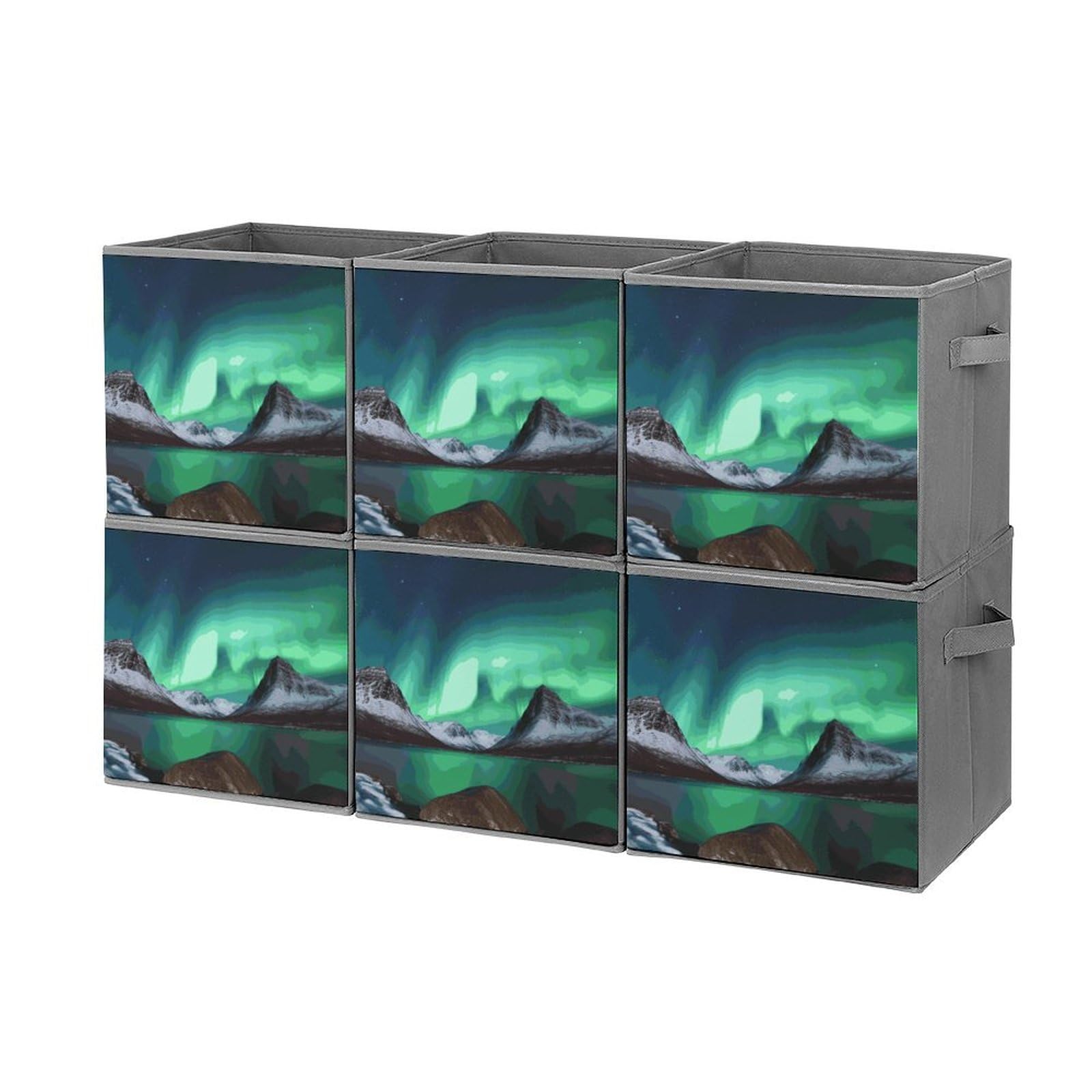Boîtes de rangement Aurora Borealis pour placard et dressing sans désordre