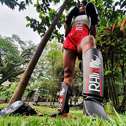 Kit Muaythai Kickboxing - Rhino by Spank (12oz, PRETO)