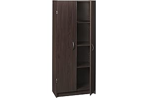 ClosetMaid 2-Door Armoire Storage Cabinet with Adjustable Shelves