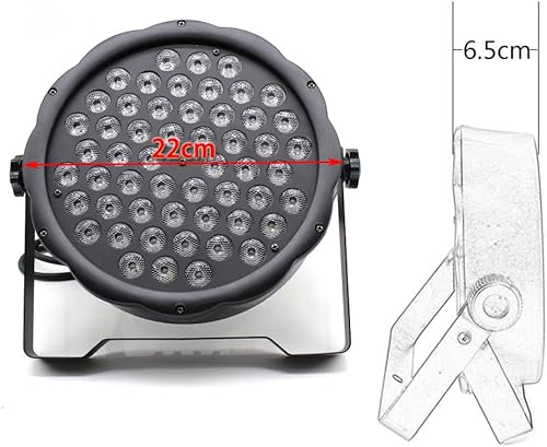 Miniatura 6 de 54x3W LED luz de la etapa DJ par RGBW luz 162W DMX par iluminación para el hogar boda fiesta iglesia concierto danza