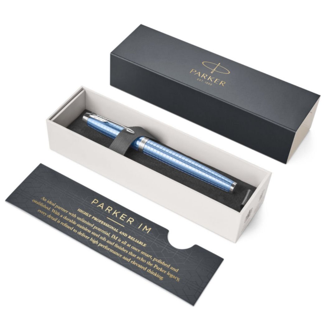 Amazon | PARKER パーカー 万年筆 F 細字 IM プレミアムライン ブルー