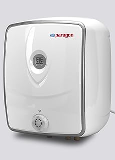 Paragon All In One Automatic Storage Instant Water Heater –6L with Power control 1.5KW-4.5KW | Digital Temperature Display and Control | Polymer Tank – Ideal for Bathroom, Kitchen, Office