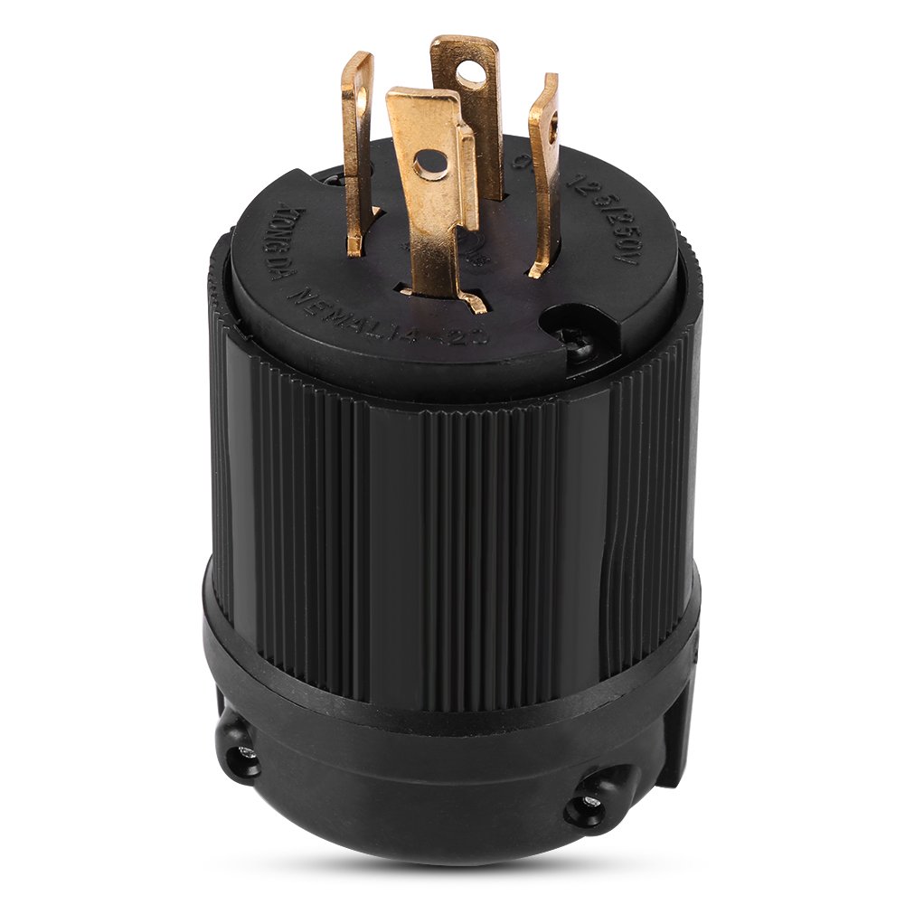 Buy NEMA L1420P 125V/250V 20A US Twist Lock Plug 3 Pole 4 Wire