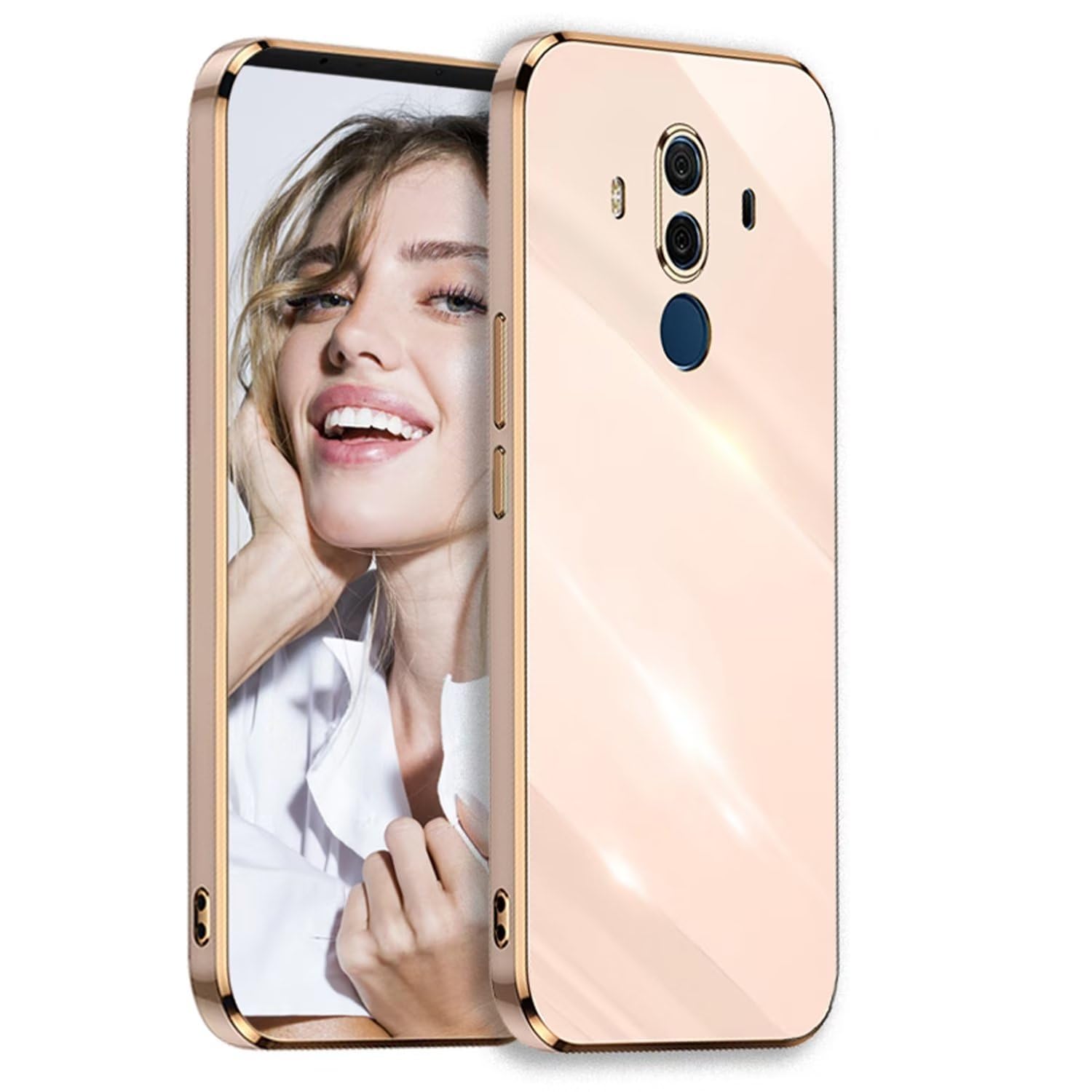 Cover per Huawei Mate 10 Lite in silicone TPU Slim Design Leaves - 2