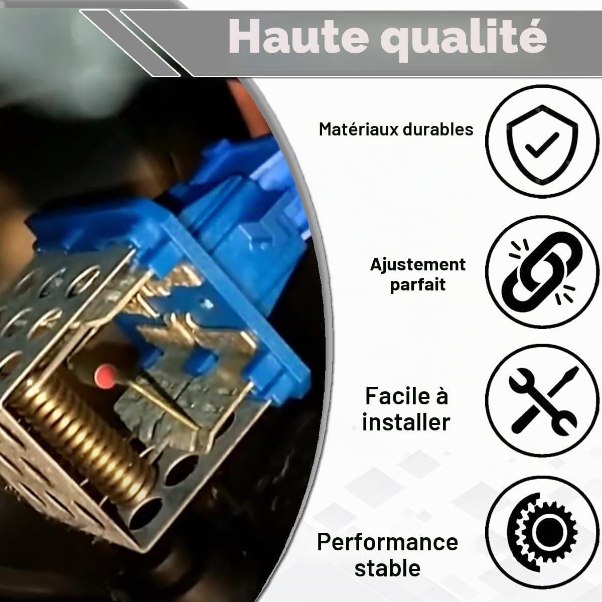 ZAMDOE 6450.EP Résistance de Chauffage et de Ventilation pour Xsara Picasso N68 MPV [1999-2007] C5 III pour Peugeot 206 CC [2000-] 206 SW Estate [2002-2008] 206 Hatchback [1998-2008] 6450 EP