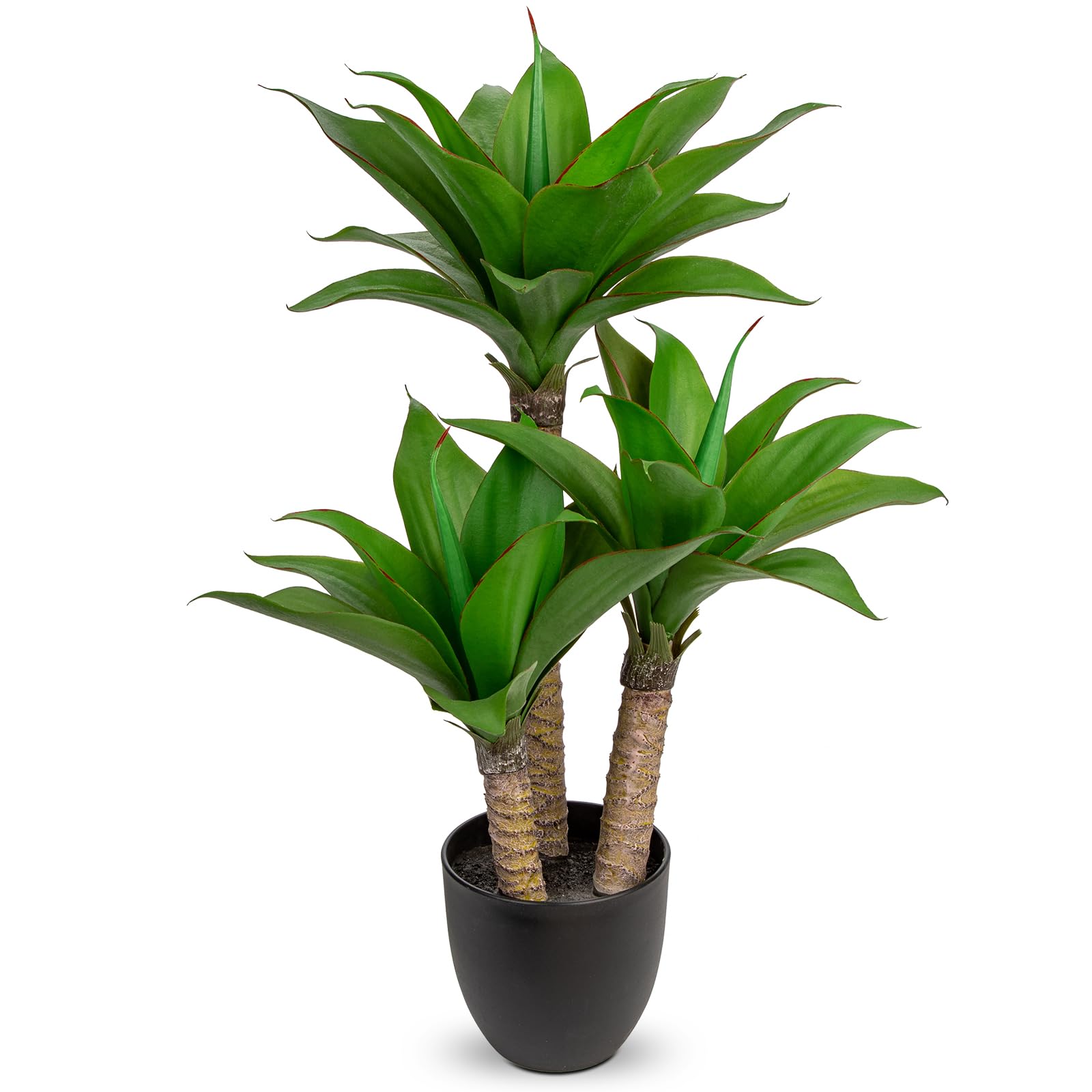 Briful 23.7'' Agave Plants Artificial Realistic Potted Faux Agave Plants