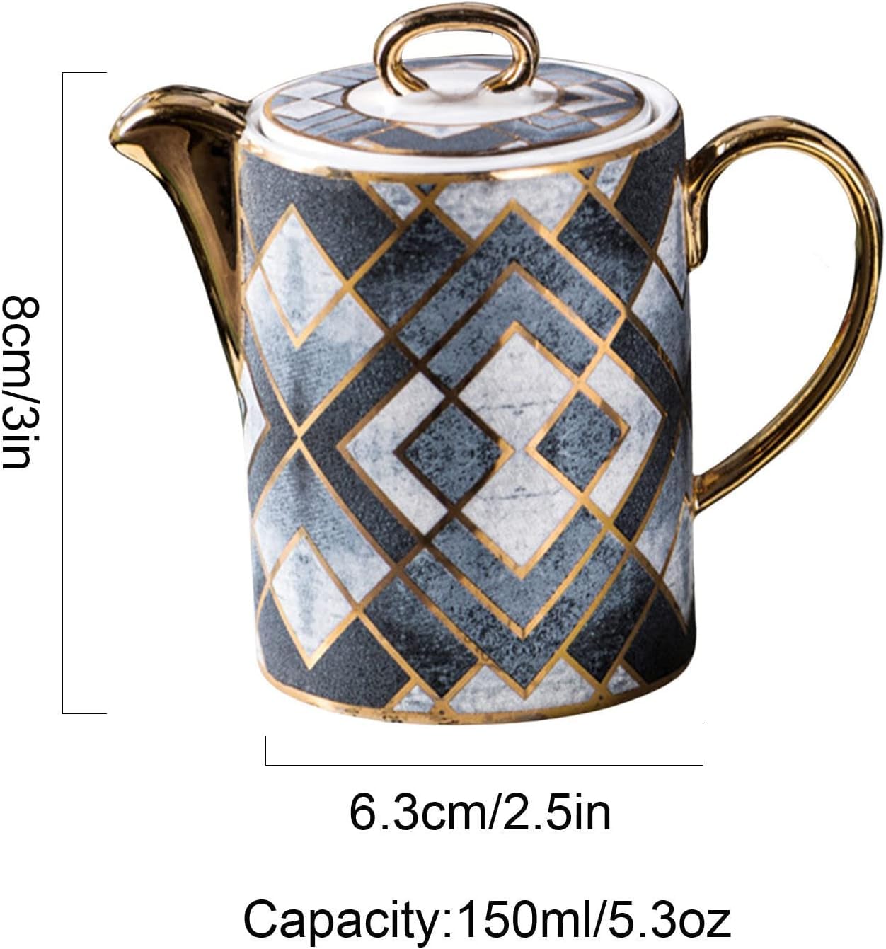 Ceramiczna cukiernica, ceramiczna cukiernica z pokrywką i dzbankiem na mleko, mlecznik i zestawy do cukru, śmietanka i cukiernica, dzbanek na śmietankę, dzbanek na cukier, zestaw do serwowania kawy, d