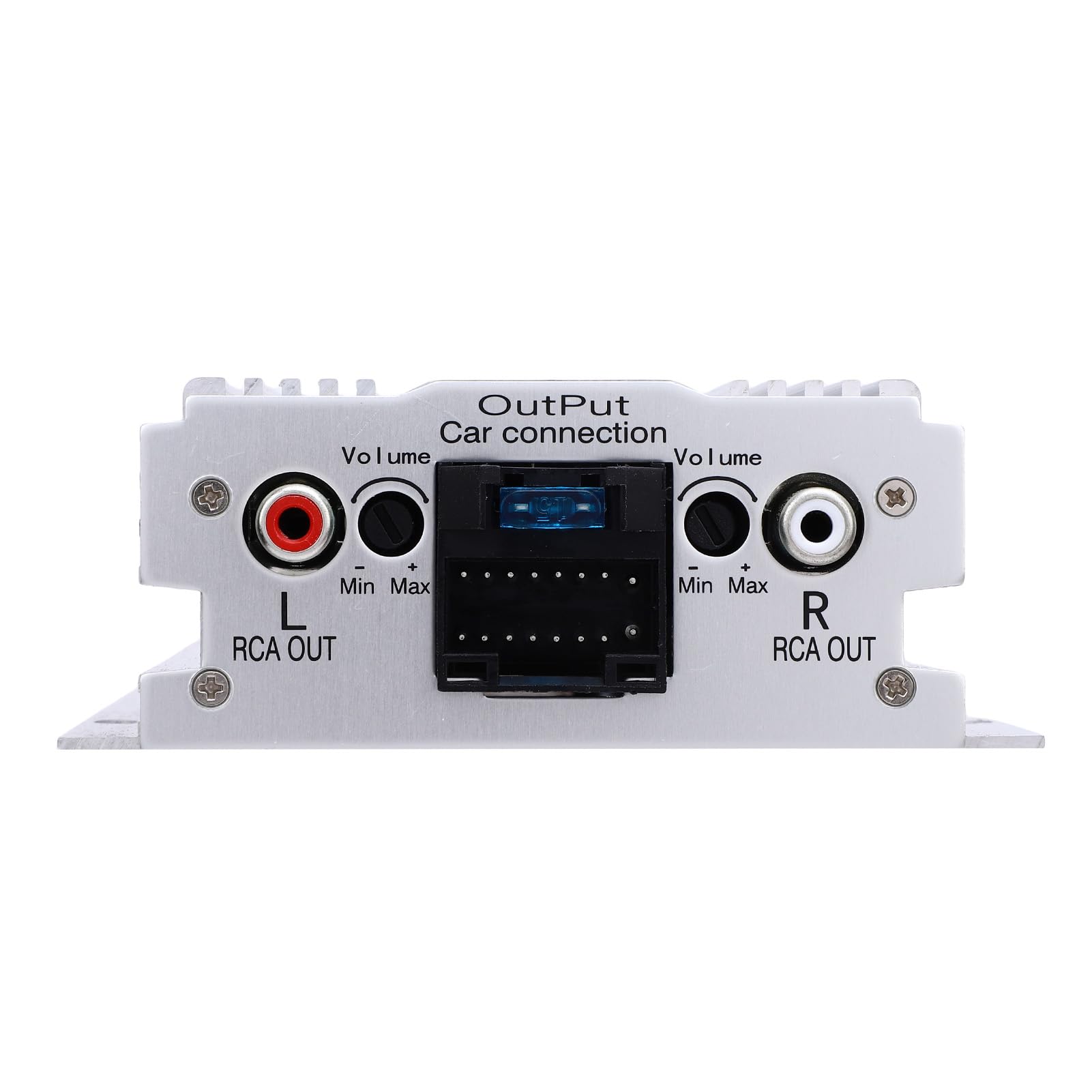 Compacto Amplificador Auto, Diseño Ligero de Aluminio, Alta Claridad DSP, 4 Canales de Sonido, para Audiophiles, Viajes, Hogar, y Eventos
