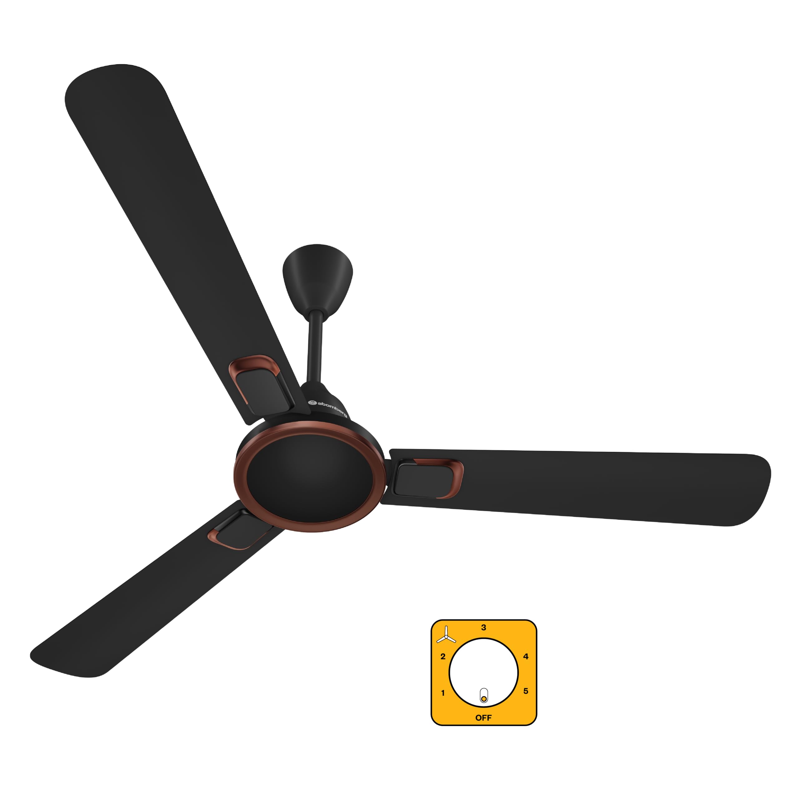 atomberg Erica Signature 1230mm BLDC Ceiling Fan | Newly Launched | Regulator Operated | Advance air+ technology | BEE rated 5 star | Low noise operation | 3 Years Warranty (Midnight Black)-image-26