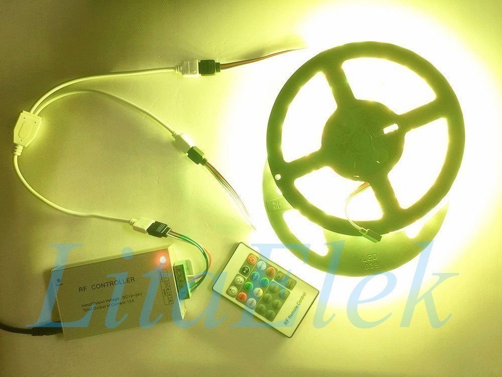 LEDテープ2個まとめ買い Amazon.co.jp: LitaElek 2個2分岐接続ケーブル 4 pin RGB LEDテープ
