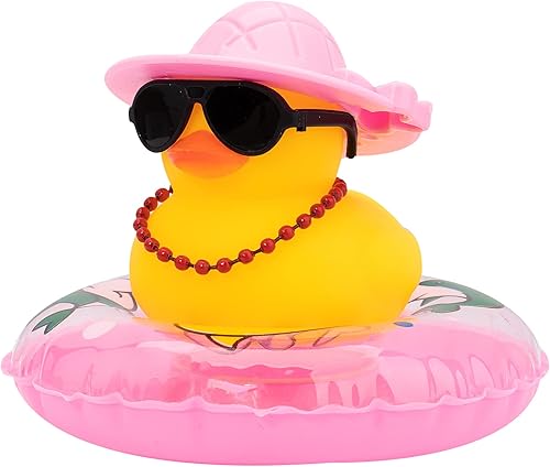 Miniatura 14 de wonuu Adornos de Pato de Goma para Automóvil, Adornos de Tablero de Automóvil, Adornos de Tablero de Automóvil Bonitos con Sombrero de Vaquero