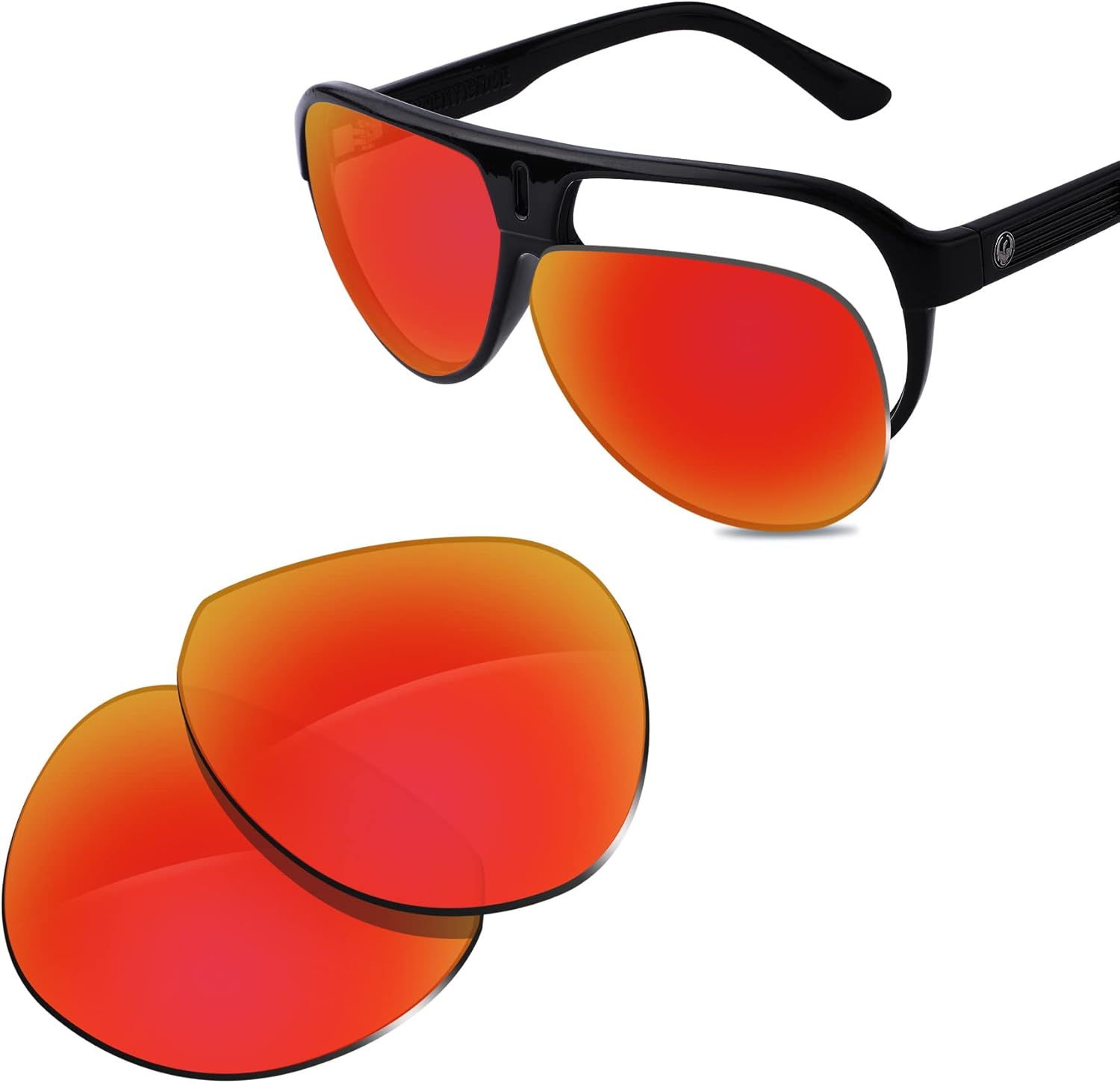 100% Precise-Fit Replacement Sunglass Lenses for Dragon Experience 2