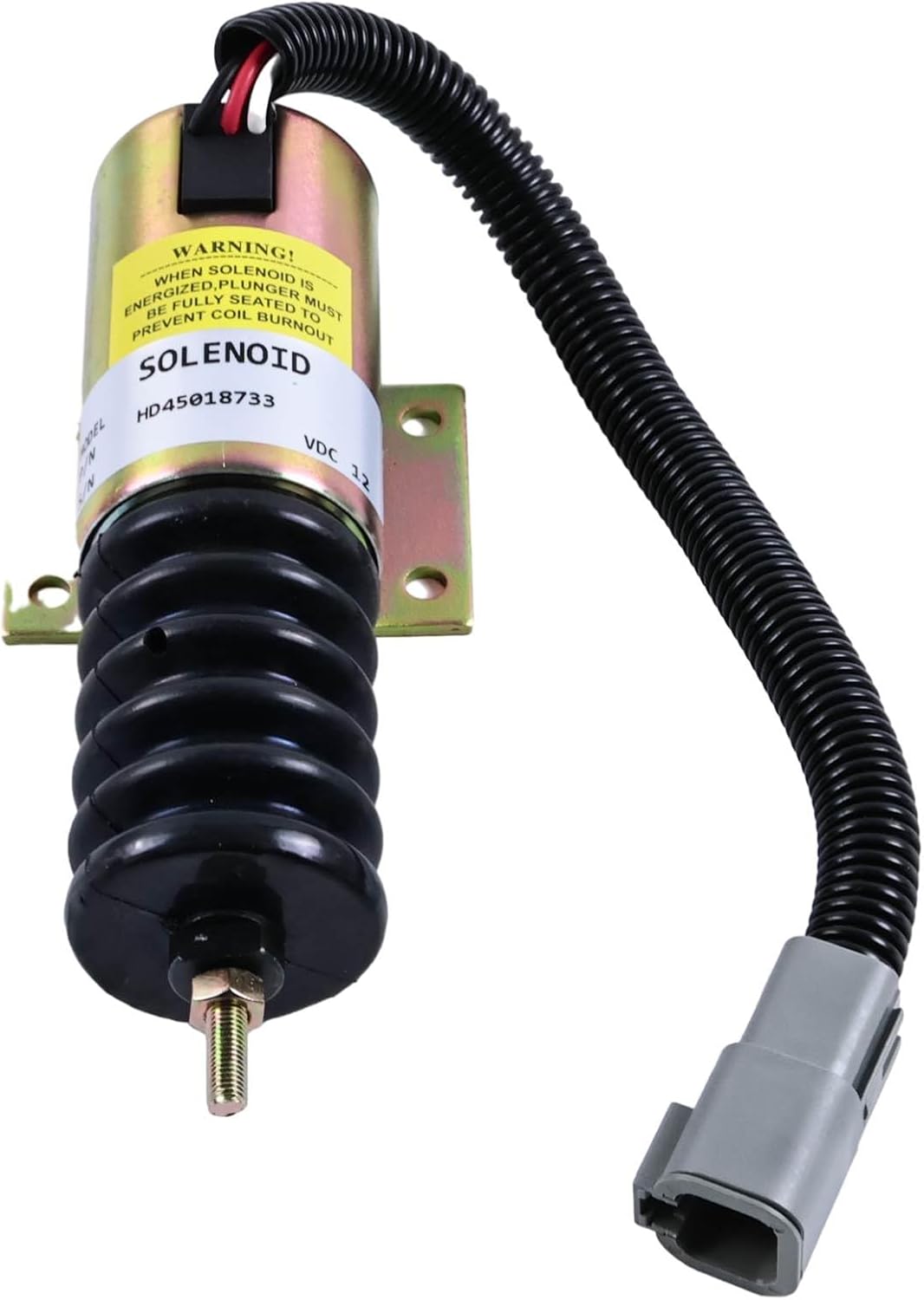 ZTUOAUMA 12V Throttle Power Solenoid 101957GT 3740056 Compatible with Genie S-100 S-120 SX-105 S-125 SX-125 ZX-135/70 Z-135/70 S-3200 S-3800 Replace for Trombetta P613-A1V12 P613-A57V12