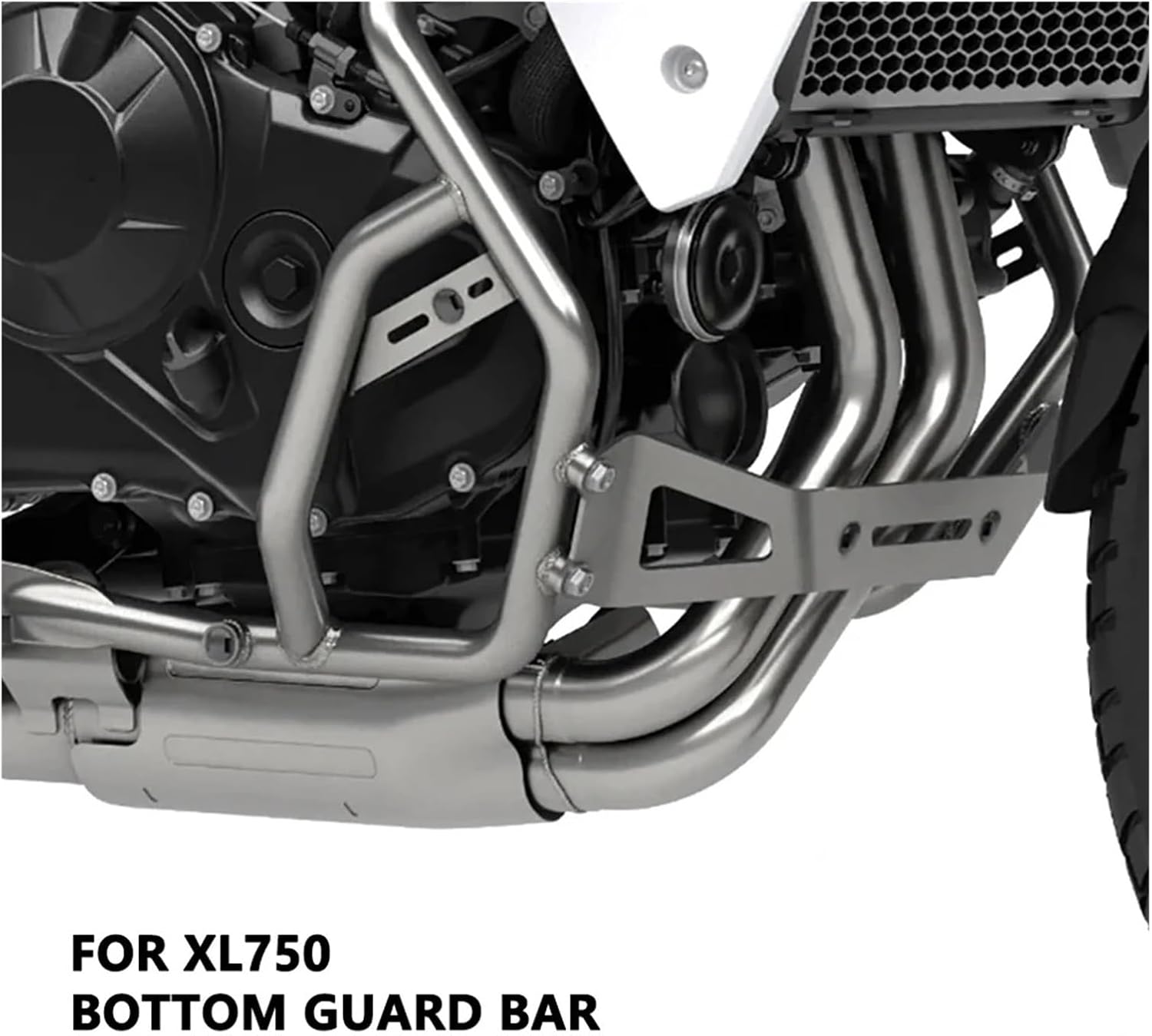 Fit For XL750 Transalp 2025 New Motorcycle Accessories Engine Guard Highway Crash Bar Frame Protection Bumper(SLIVER SET)