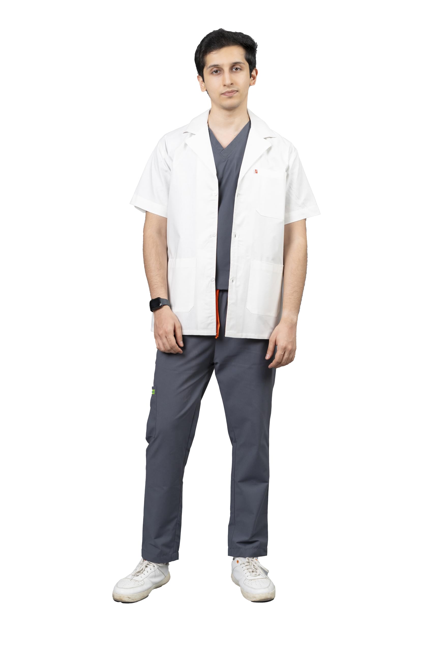 See full amazon price history chart for VastraMedwear Mens Short Lab Coat | 3 Pocket Apron, Half Sleeves, Polycotton | Apron for Doctors Dentist and Students l Soft, Durable and Comfortable| Pack of 1 l White - XS VastraMedwear Mens Short Lab Coat | 3 Pocket Apron, Half Sleeves, Polycotton | Apron for Doctors Dentist and Students l Soft, Durable and Comfortable| Pack of 1 l White - XS (B0CVQ9WPV5) Amazon Price History, Amazon Price Tracker