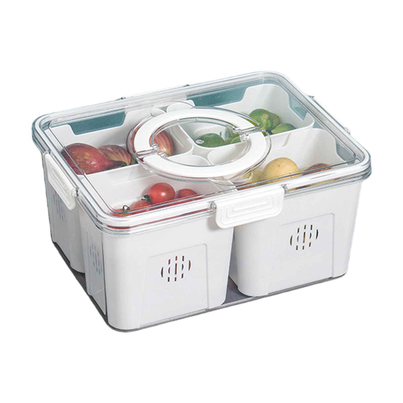 hogtnd Easy maintenance, divided food storage box, PET PP construction for various culinary needs, kitchen box