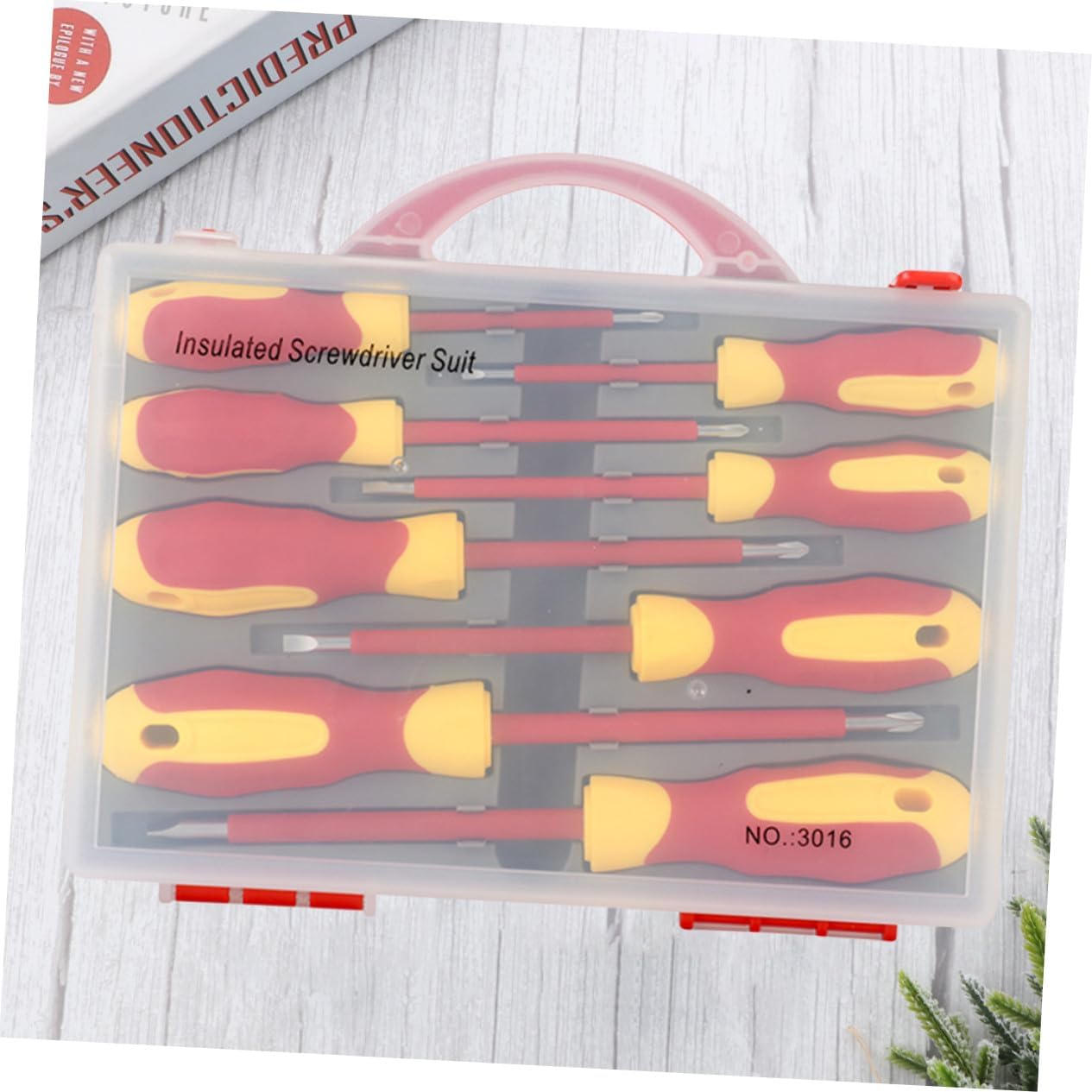 Insulated Crv Screwdriver Set for Electricians Chrome-vanadium Steel Hand Tools Kit Lightweight Portable Screw Driver for Electrical Repair and Maintenance