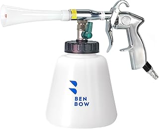 BenBow Compressed Air Cleaning Gun Interior Cleaner with Tornado Effect High Pressure Washing Gun Upholstery Cleaner for Car Care Car Seats Cleaner Plastic Cleaner Textile Cleaner Cleaning Device