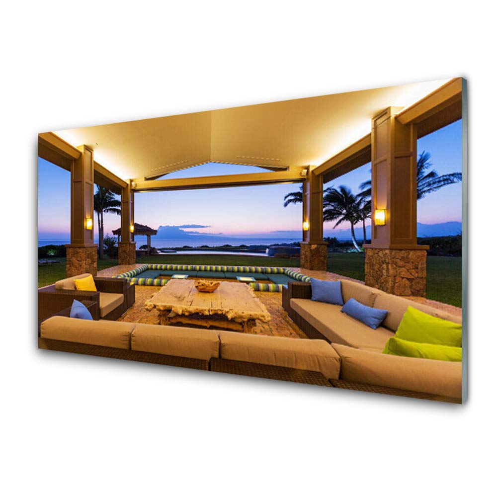 Impression sur verre trempé 100x50cm Tulup tableau mural moderne design espace