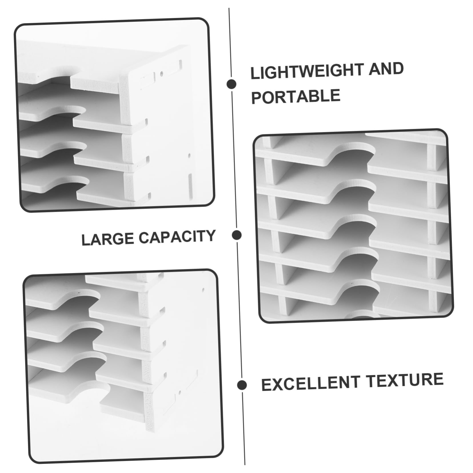 LABRIMP Scatola Porta CD in Pvc Bianco per Dischi, Organizer Efficiente per Protezione da Urti e Schiacciamenti, come Regalo per Conservare CD e Dvd