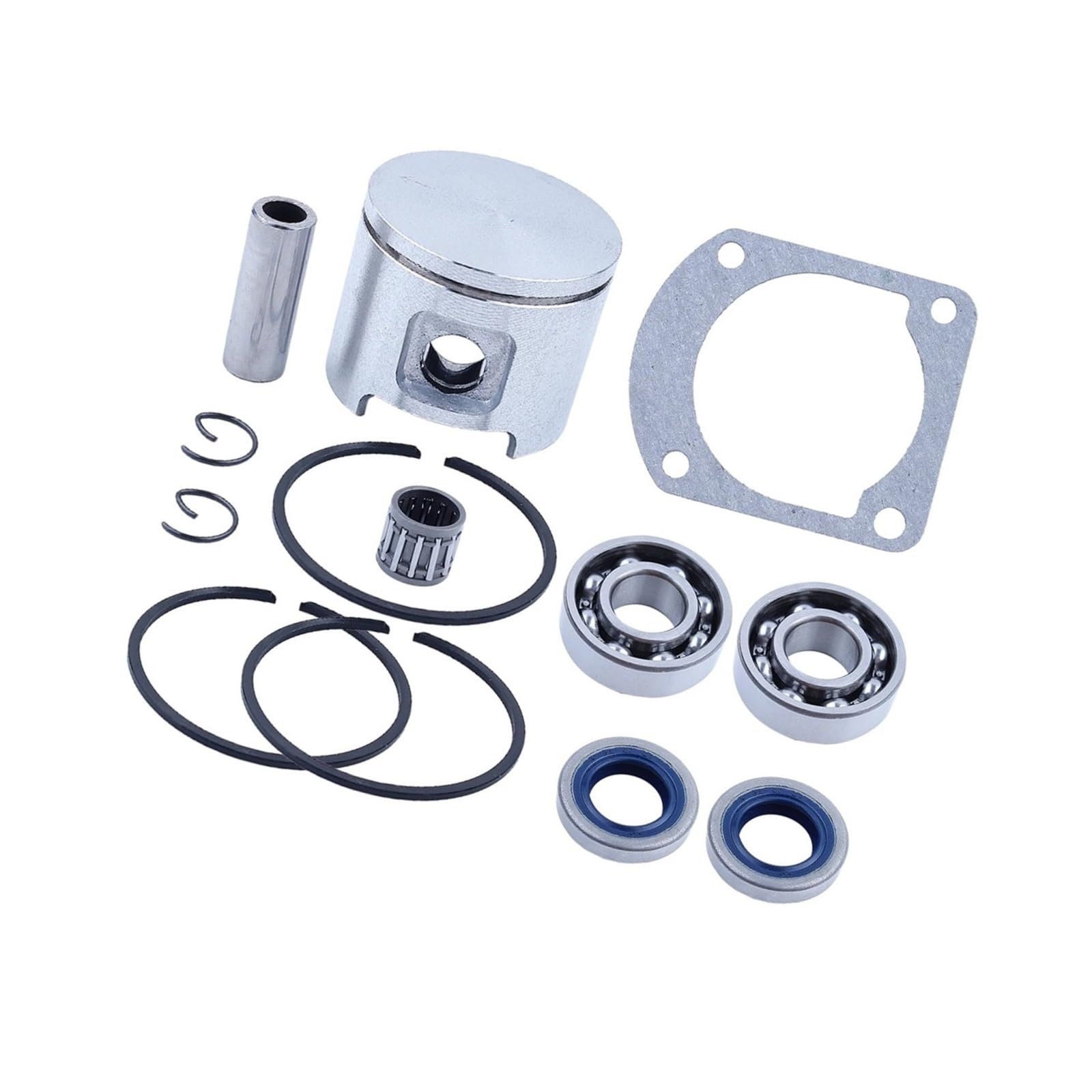 Lhbygdyl One Color 48Mm Piston Ring Kit Fit For 61 Crank Bearing Seal Motosierras Chainsaw Oem 503539002 Accessories