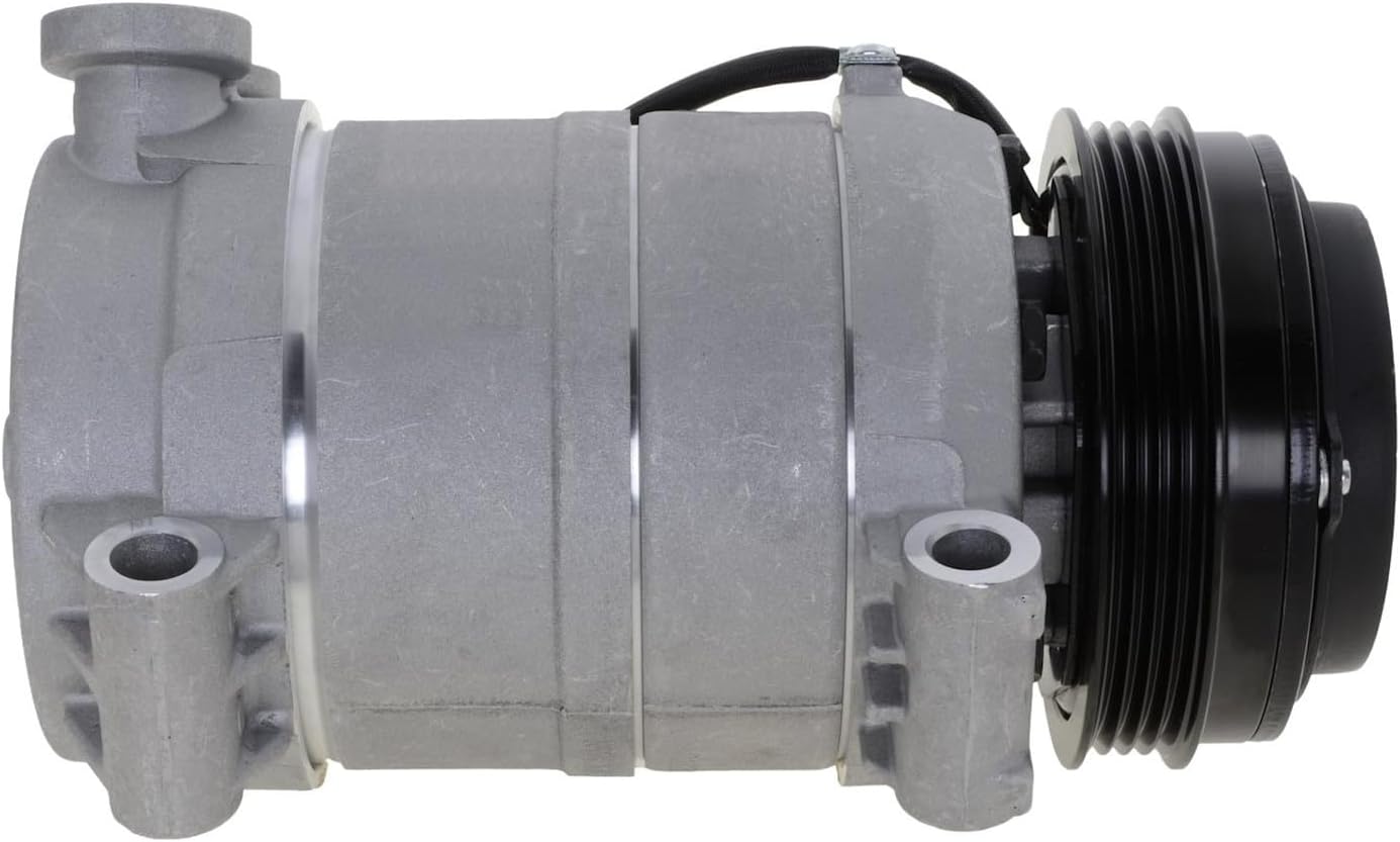 Replacement A/C Compressor Kit fits Chevrolet Silverado 2500, Chevrolet Silverado 2500 HD V8 6.0L (/Bi-Fuel, HU6, 1-Bolt Hose Mount)