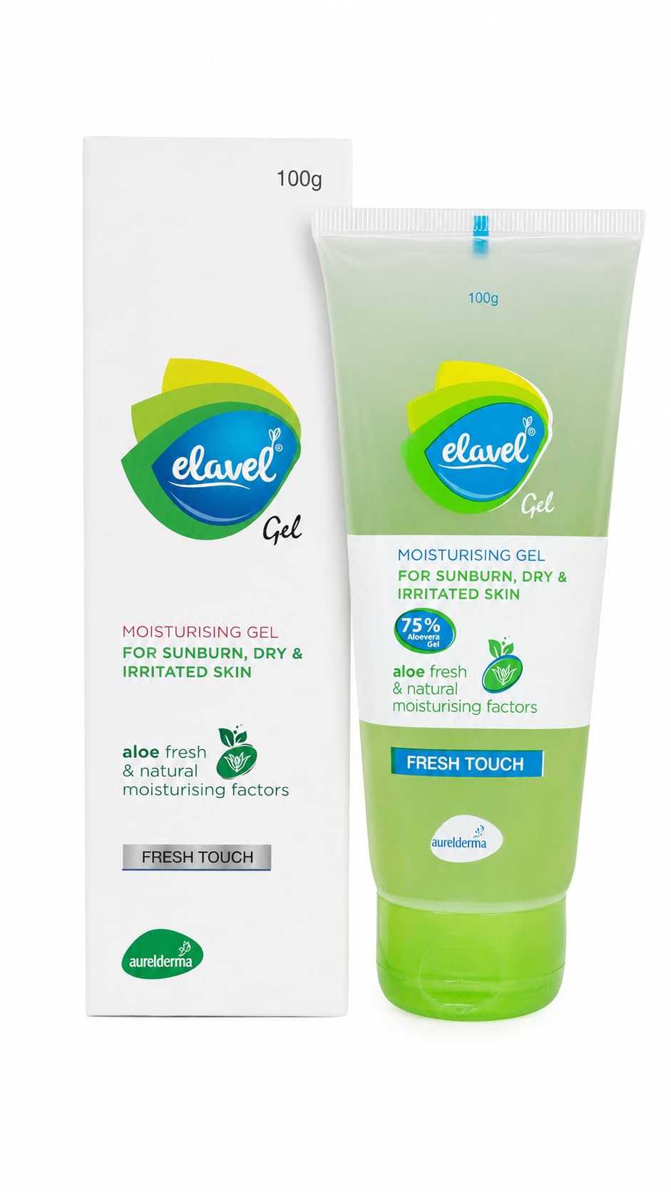 Elavell Moisturising Gel with 75% Aloe Vera Gel | Fresh Touch