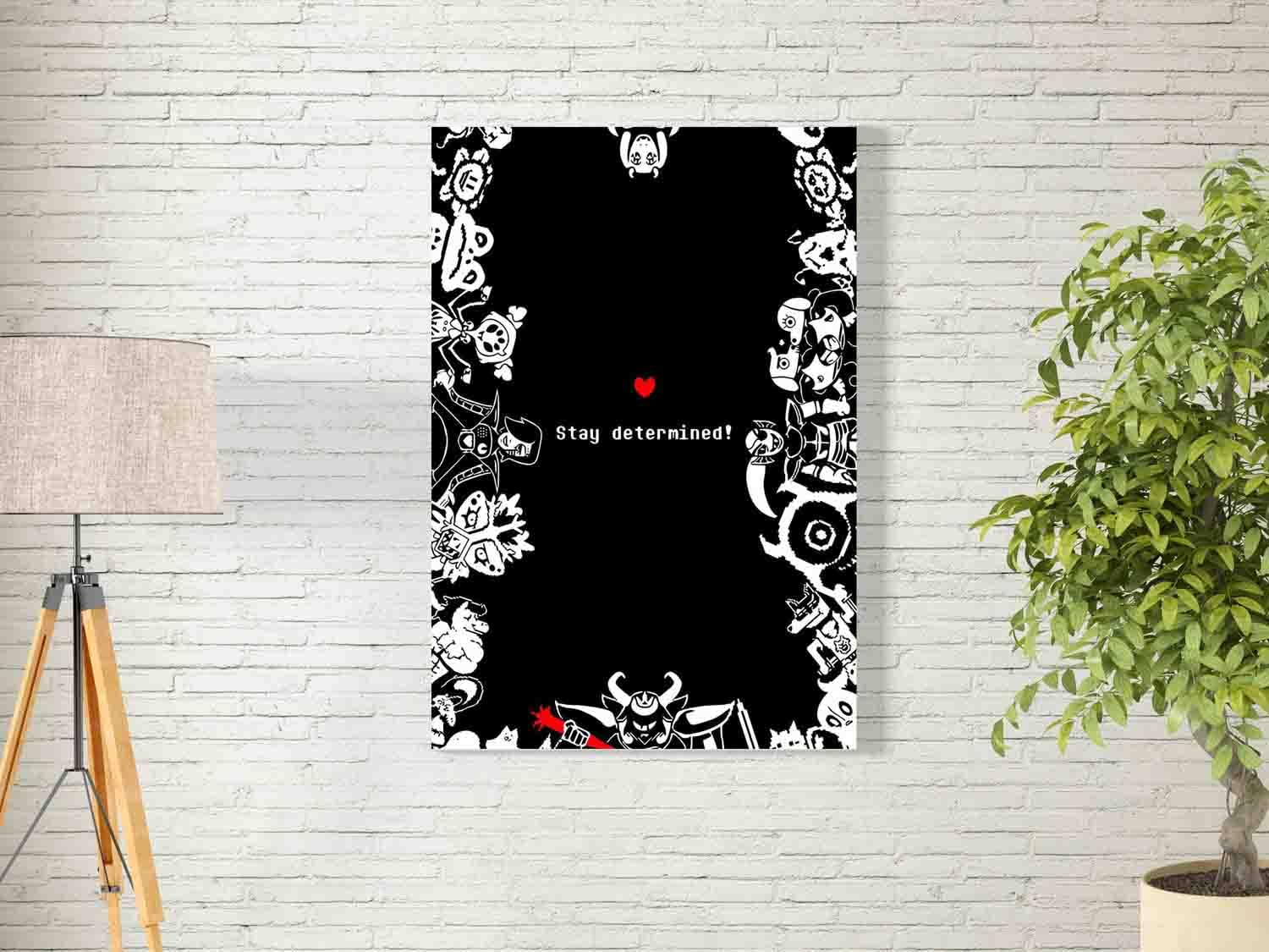 BPA® Undertale Game Art Wall Art For Decoration Easy To Hang, 100X140Cm, 1Pcs