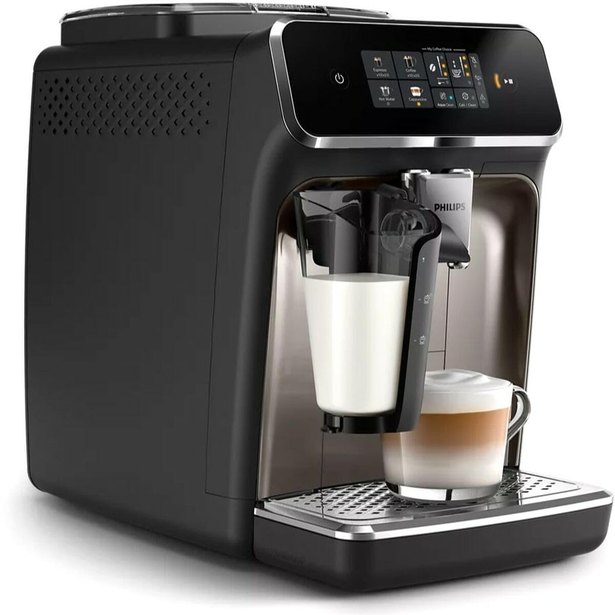 Philips Machine à café à grain Lattego Noir Chrome