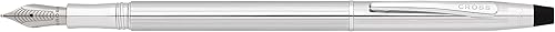 Miniatura 1 de Cross (R) Classic(R) Century(R) Pluma estilográfica, punta media, 0.039 in, barril cromado, tinta negra