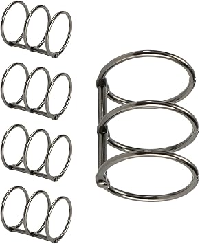 5 Pcs Metal Binder Rings Utility Binder 20/30mm Bookbinding School Office Supplies