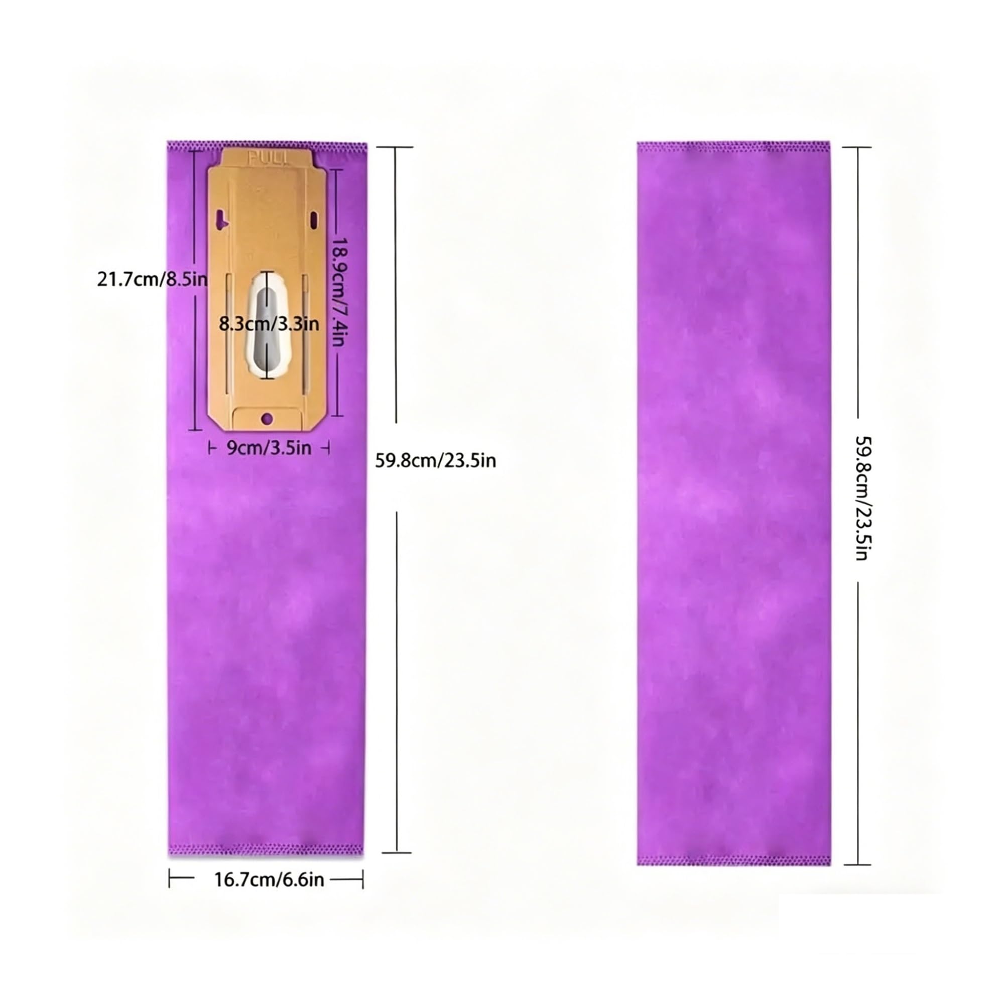 Bolsas for Polvo De Material De Tela No Tejida, Compatibles Con Oreck, Reemplazo De Bolsa De Aspiradora 2000 3000 4000 8000 9000(12PCS)