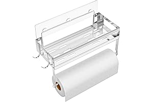 ESOW Paper Towel Holder with Shelf Storage