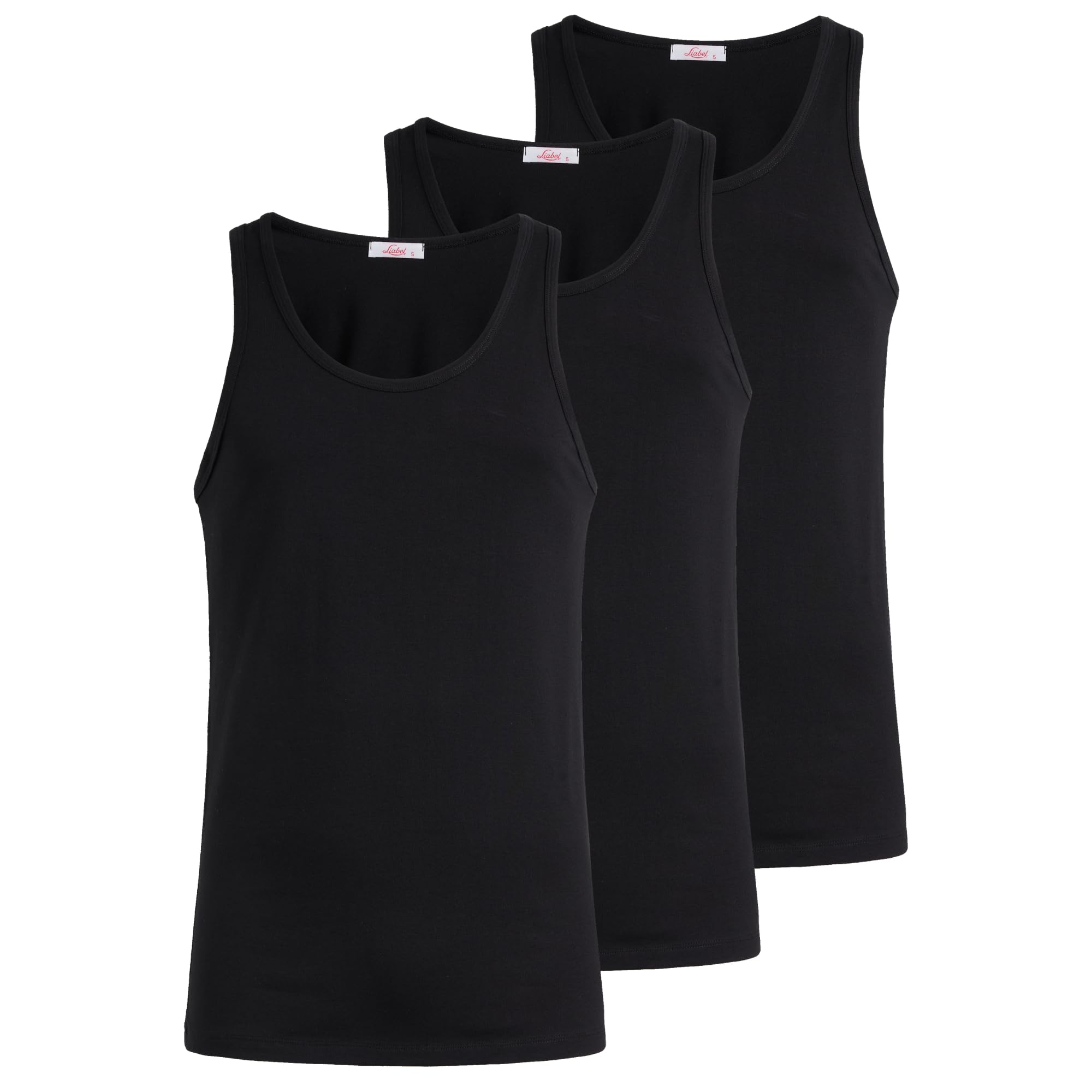 Liabel Canotta Intima Uomo in Cotone Bielastico, Maglia Intima Elasticizzata, Cotone Traspirante Certificato Oeko-Tex