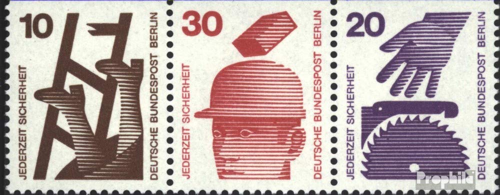 Berlin (West) Hbl16 Stamp - 1972 Accident Prevention Issue, Unmounted Mint/Never Hinged (MNH) For Collectors - View #11