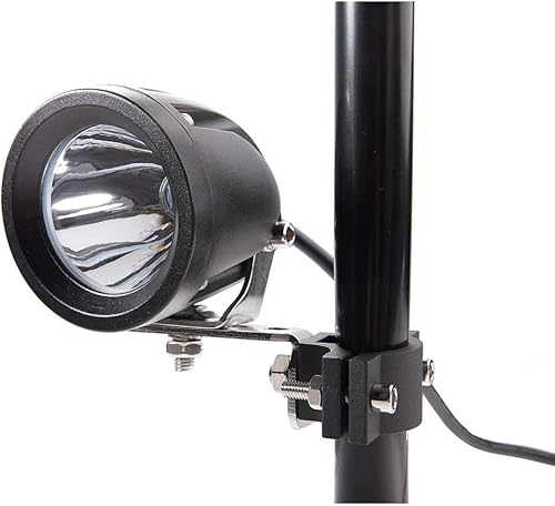 Miniatura 7 de KANGIKX Soporte de barra de luz para motocicleta, soporte de montaje de bicicleta de motocicleta de 1.2 pulgadas, abrazadera de soporte de barra de