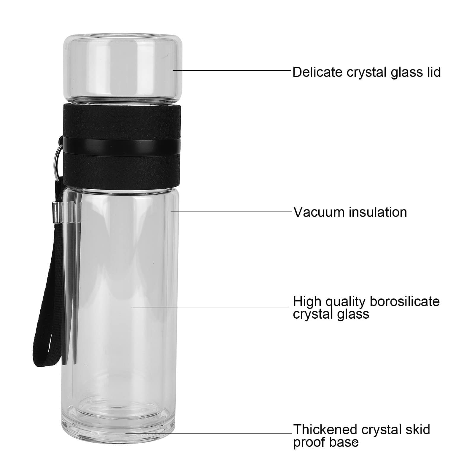Cyrank Glass Tea Bottle - Image 2