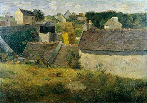 Houses at Vaugirard Paul Gauguin impression mate XL de qualite musee pour collectionneur