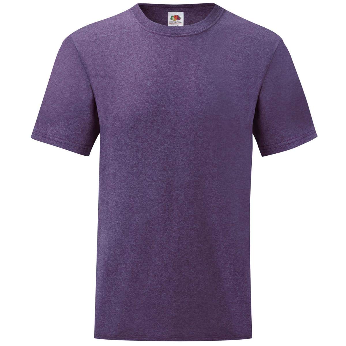 Fruit of the Loom Iconic Men's T-Shirt, Mottled purple, XL