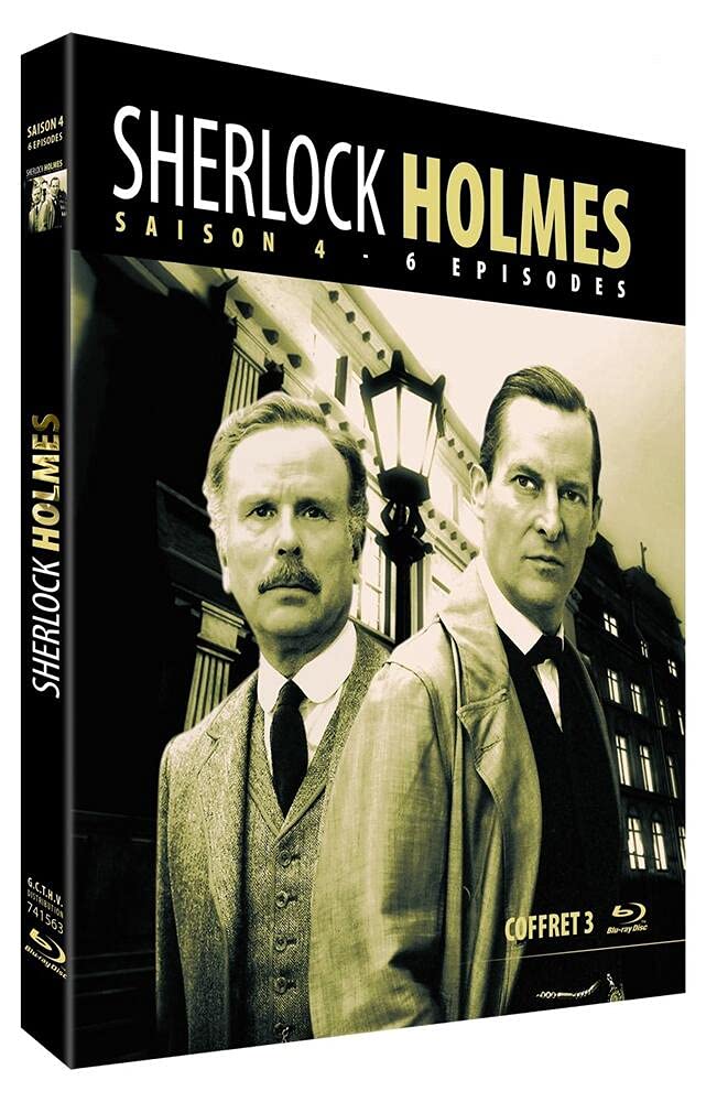 Sherlock Holmes Temporada 4 en Blu-ray, edición de Francia con la serie completa de misterio