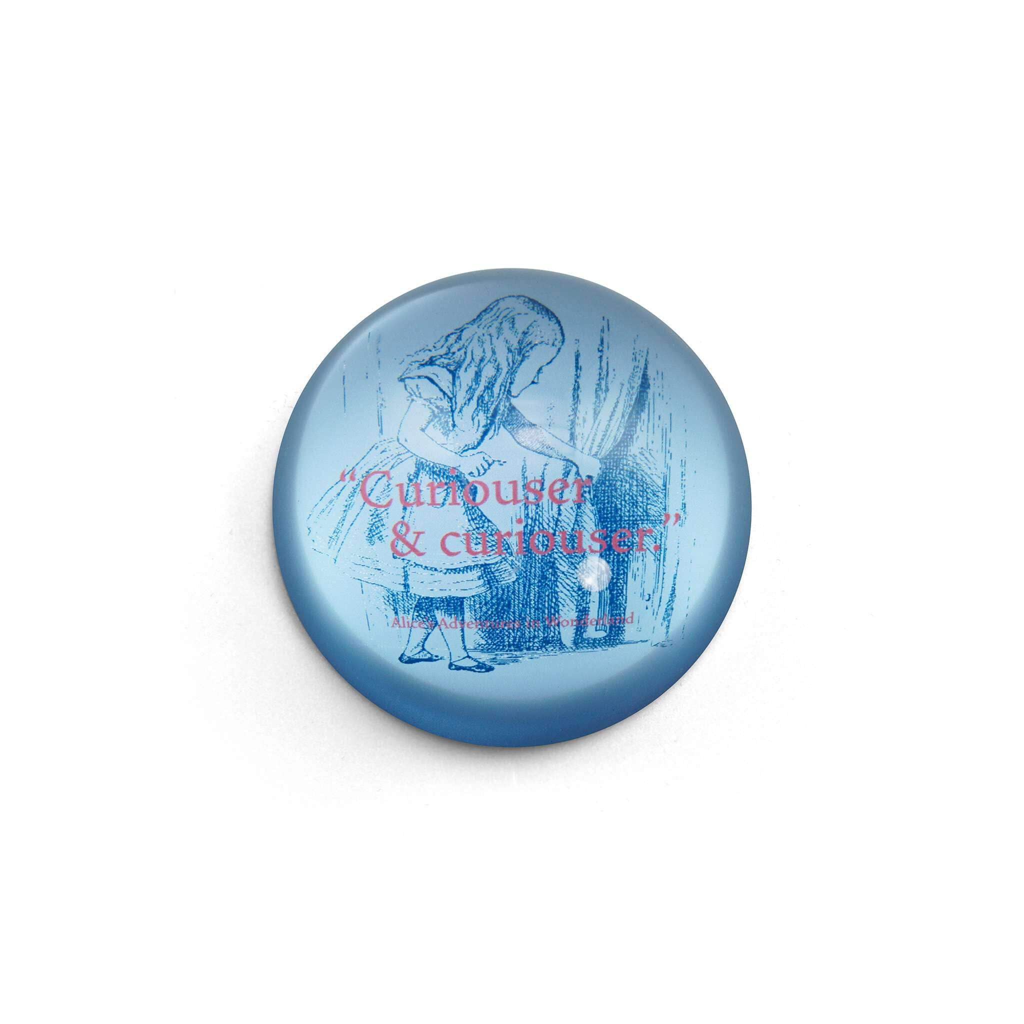 Paperweight Boxed 70mm  Pulteney Press Alice by HALF MOON BAY 5055453421051