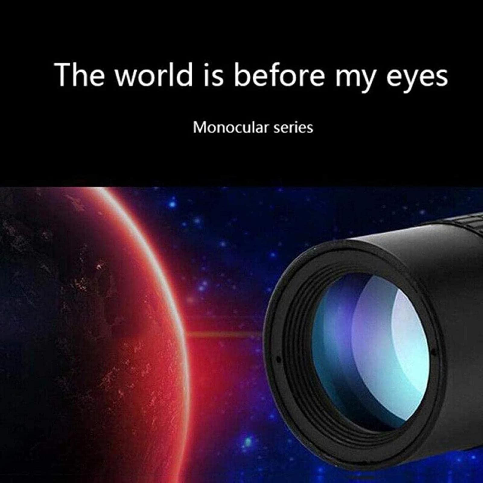 AGAATI Telescopio monoculare Zoom 10-300X40 Il telescopio monoculare per binocolo Supporta Lo Smartphone con la Luce
