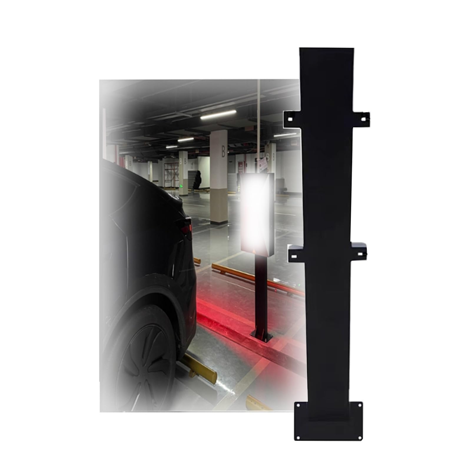 Socle de recharge pour véhicules électriques support sur pied extérieur