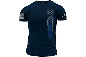 Grunt Style Thin Blue Line Men's T-Shirt