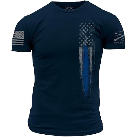 Grunt Style Thin Blue Line Men's T-Shirt
