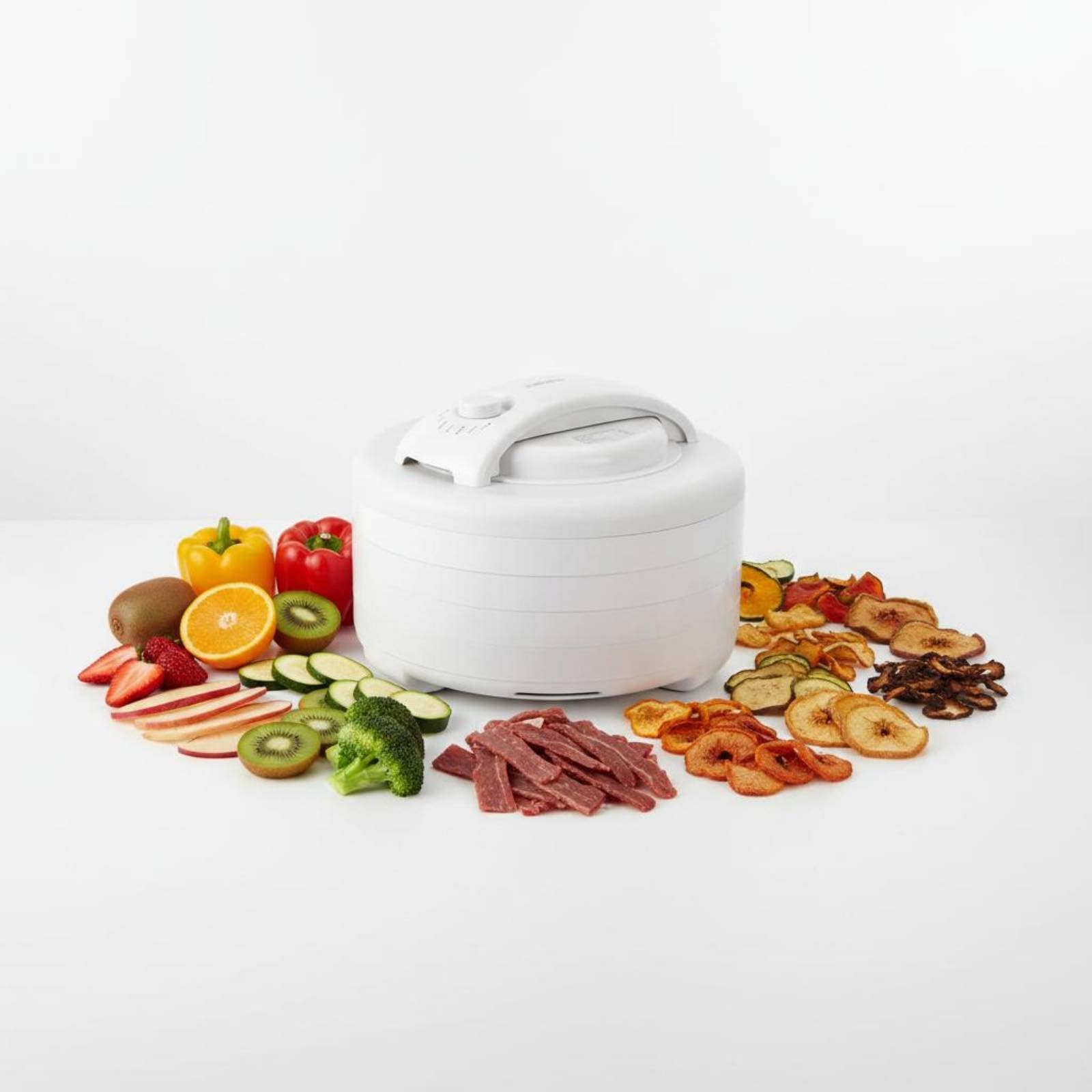 Gralara Disidratatore Industriale Disidratatore Alimenti Essiccatore Frutta Essiccatore Verdure Essiccatore a Vassoi Sovrapponibili 5 Livelli Plastica 500W 220V per Preparazioni Casalinghe Snack