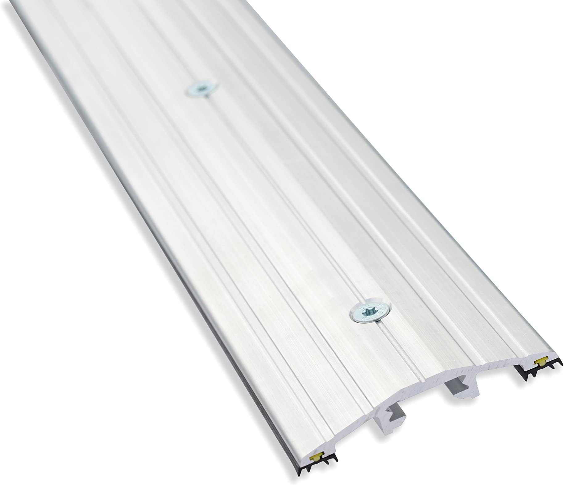 ½ High Commercial Door Aluminum Threshold Seal Kit 6'6" Length | Full Kit Fixings Included | GaraDry