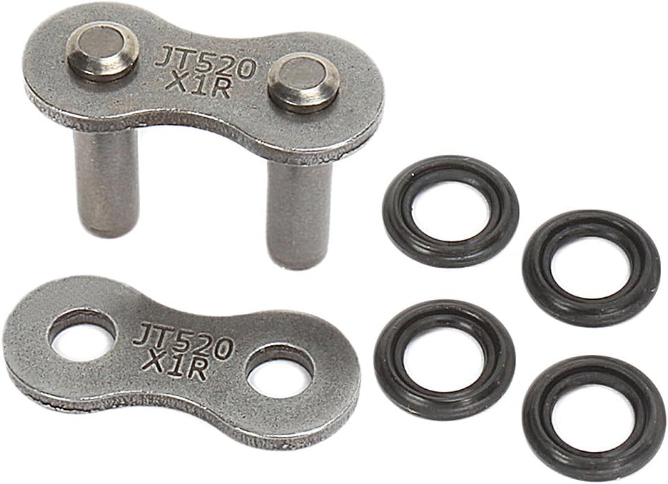 JT Chain JTC520X1RRL (520 Series) Black Steel X-Ring Rivet Type Connecting Link