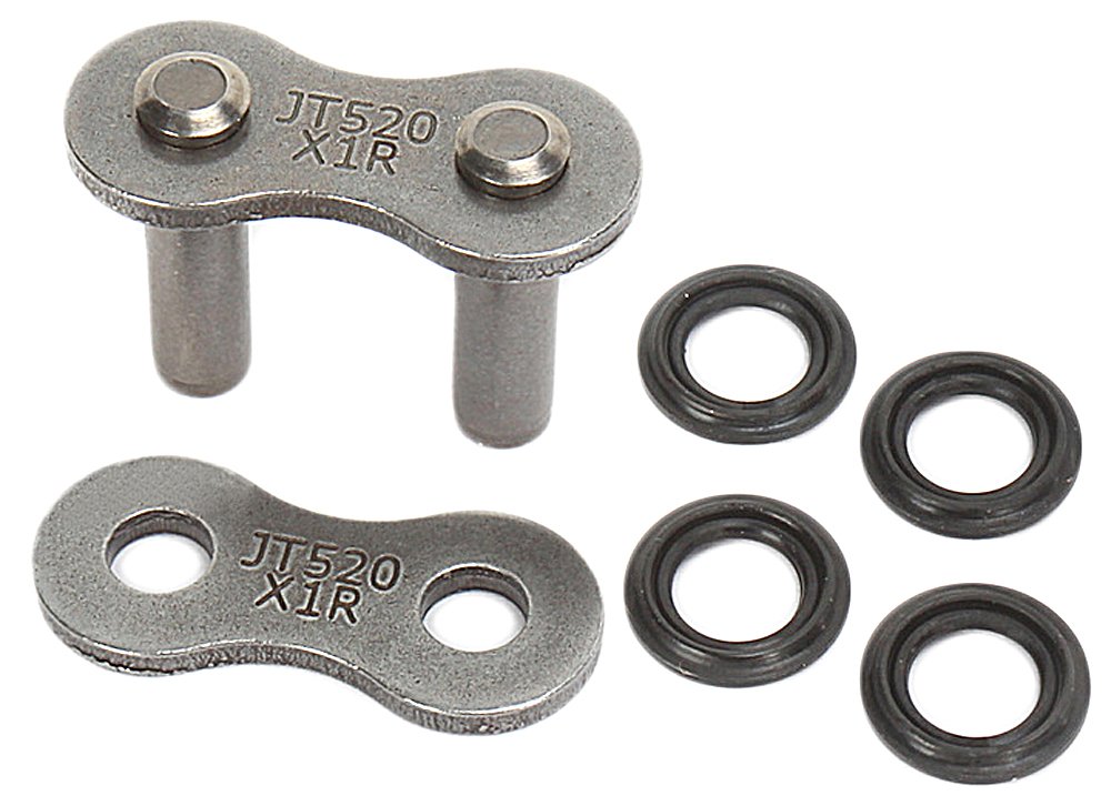 JT Chain JTC520X1RRL (520 Series) Black Steel X-Ring Rivet Type Connecting Link